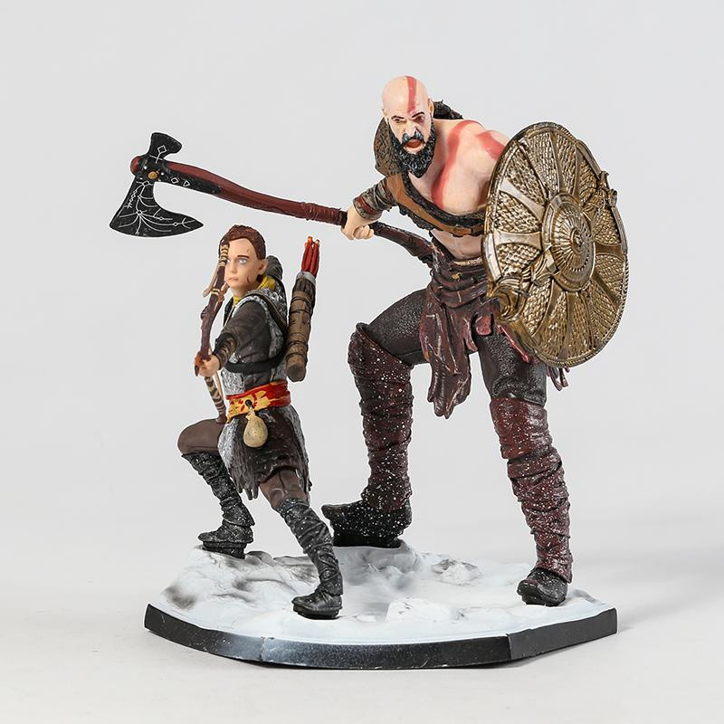 God of War Kratos und Atreus Deluxe Art Scale PVC Figure, Modell Statue, ab 14 Jahren - Bild 2