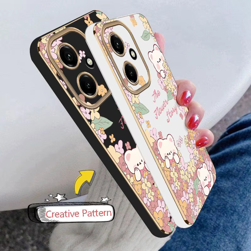 Naughty Bear Plating Lanyard Handyhülle für Honor 400Pro 400Lite 400 Smart 200 200Pro 90 20Lite Magic 6Pro 6Lite 5Lite Cover in Pink - Bild 3