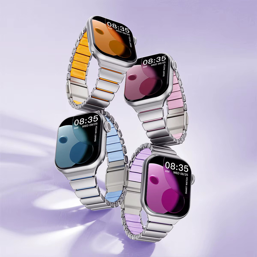 CHIICSMART Uhrenarmband Edelstahl, Magnetisch, Silber, Unisex - Bild 5