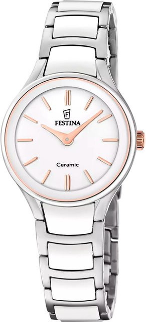 Festina Damenuhr, Keramik, Quarz, 31 mm, 5 ATM - Bild 1