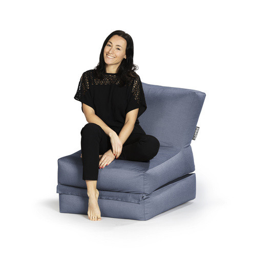 Sitting Point Sitzsack Twist OUTSIDE, Blau, B/H/T: 70 x 60 x 180 cm - Bild 2