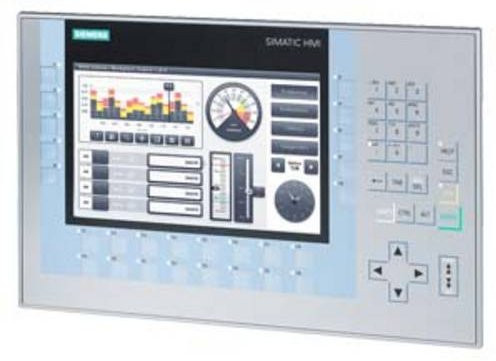Siemens SPS-Display 6AV2124-1JC01-0AX0 in Grau mit Profinet und MPI/Profibus-DP - Bild 1