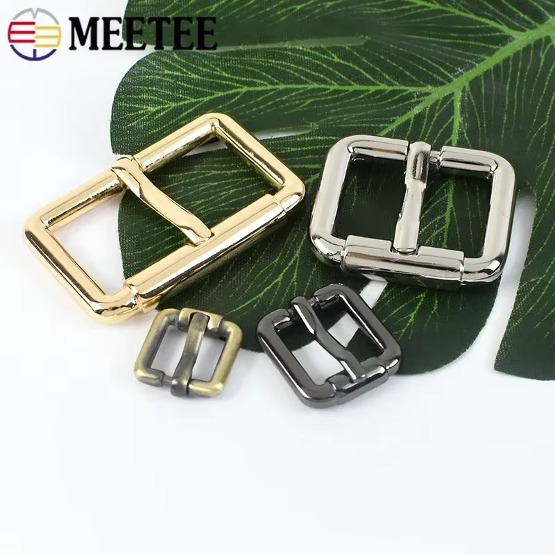 Meetee 5er Set Metall Taschenschließen aus Stahl in Silber, 10-38mm DIY Hardware Zubehör - Bild 2