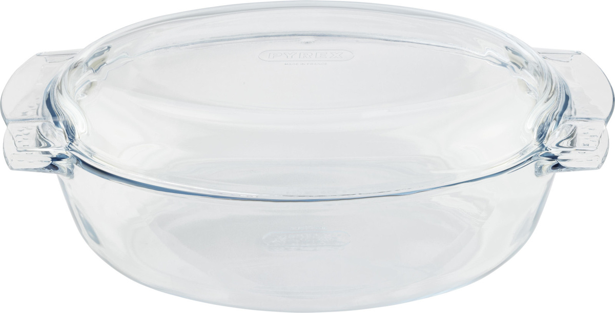 Pyrex Rechteckige Auflaufform aus gehärtetem Glas, Transparent, Volumen: 4,5 l, B: 38,5 cm, T: 22,6 cm - Bild 1