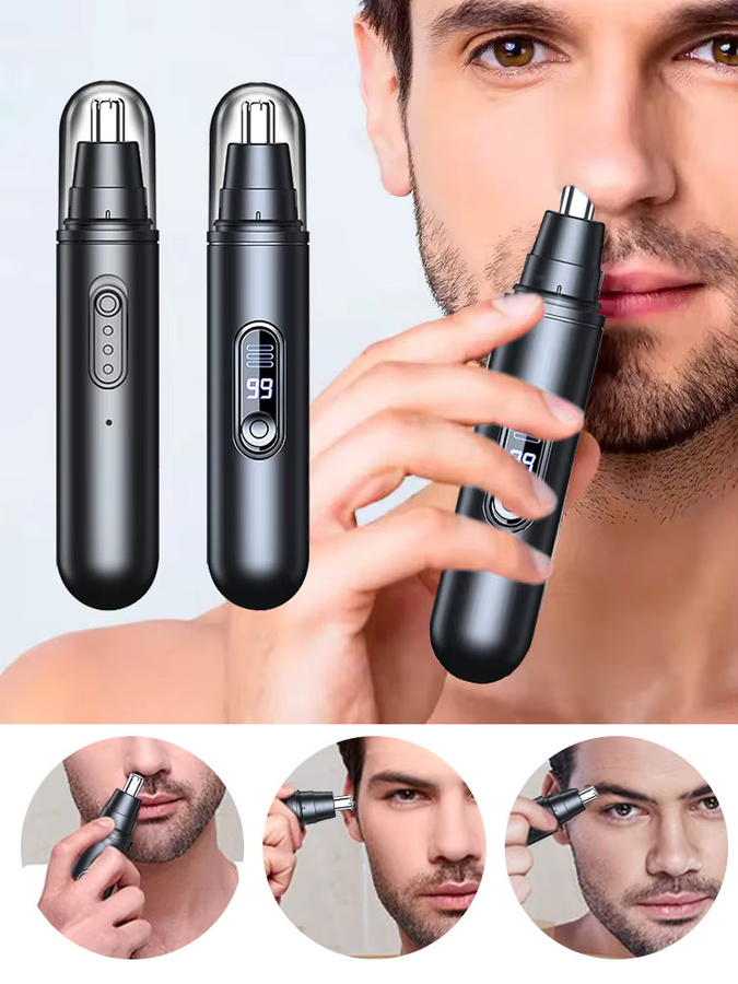 Peicon Elektrischer Nasen- und Haartrimmer, Schwarz, Herren - Bild 6