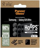 PanzerGlass Hoops Schutzfolie aus gehärtetem Glas für die Rückkamera des Samsung Galaxy S25 Ultra S938, Transparent - Bild 1
