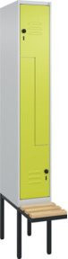 C+P Z-Spind Classic PLUS Sitzbank mit 2 Fächern aus Buche-Hartholz und Stahl, B/T/H: 212,0 x 30,0 x 81,5 cm - Bild 1