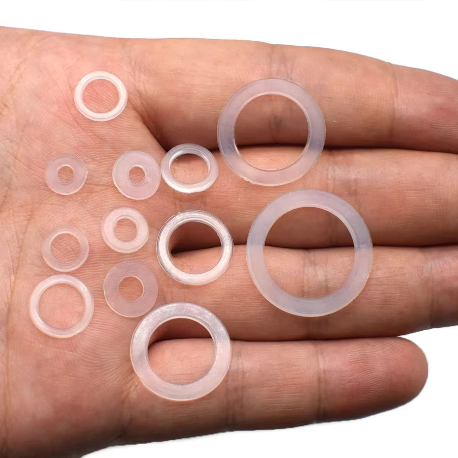Transparente Nylon-Unterlegscheiben als isolierende Kunststoff-Ösen und Dichtungsringe für Knöpfe und Befestigungen - Bild 3