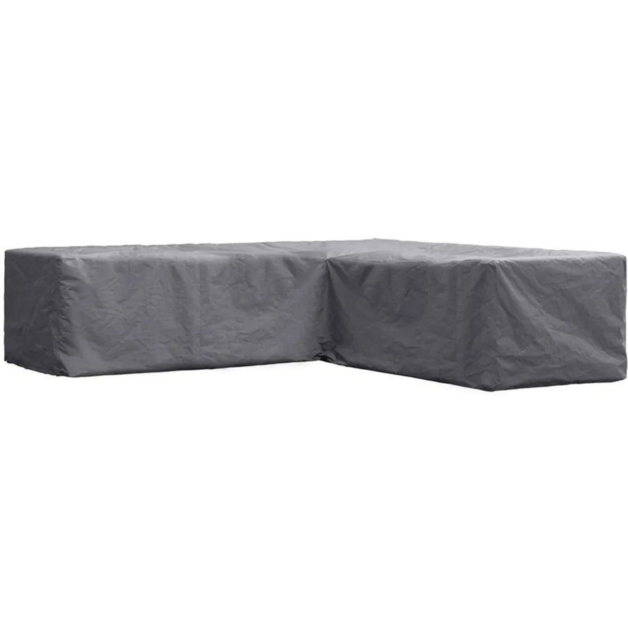 Perel Garten-Schutzhülle für L-förmige Lounge-Gruppen, Grau, B/T/H: 70 x 215 x 215 cm - Bild 2