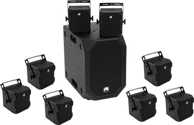 Omnitronic Set BOB-10A und 8x BOB-4 in Schwarz - Bild 1