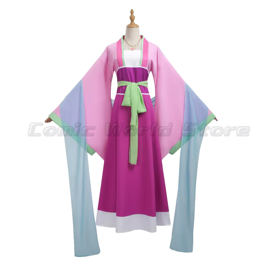 ZOBOTT The Apothecary Mao Mao Cosplay Kostüm Perücke, Rosa, Unisex - Bild 2