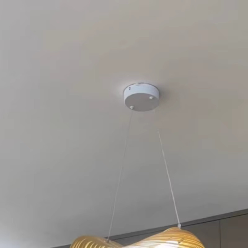 JIANKEXING Designer-Pendelleuchte aus Birkenholz mit warmweißem LED-Licht für Innenräume - Bild 2