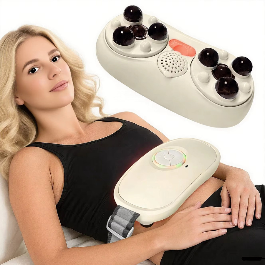 HIMOUTA Elektrisches Bauchmassagegerät, Weiß, Unisex - Bild 6