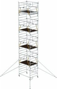 Munk Günzburger Steigtechnik Klappgerüst SG aus Aluminium in Silber, B/T: 135 x 180 cm - Bild 1