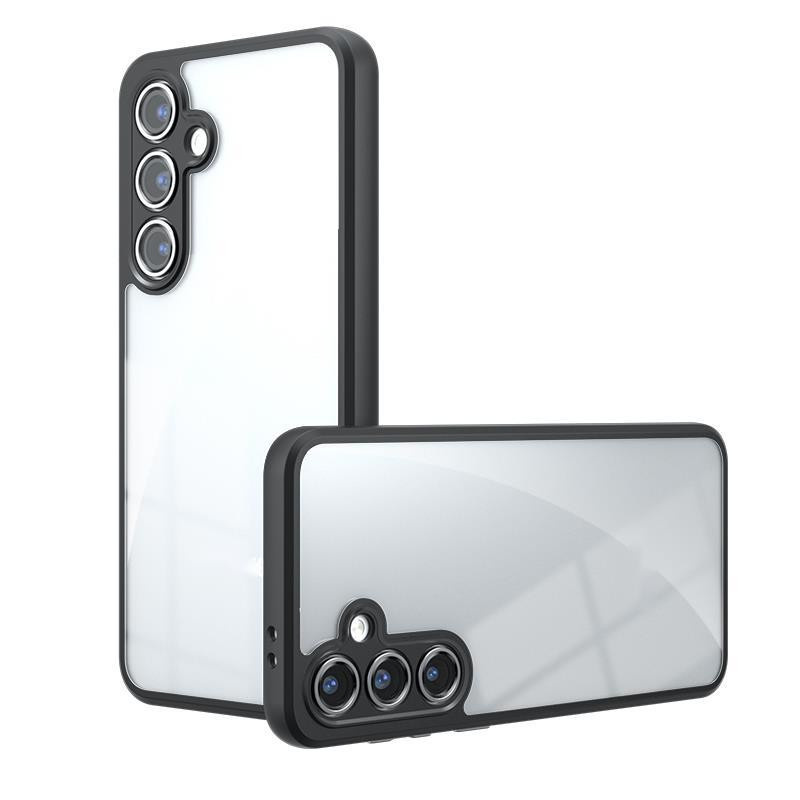 JOCAJE Schutzhülle für Samsung Galaxy S22 Ultra in Schwarz, transparente und stoßfeste Acryl-Hülle mit Hautgefühl - Bild 3