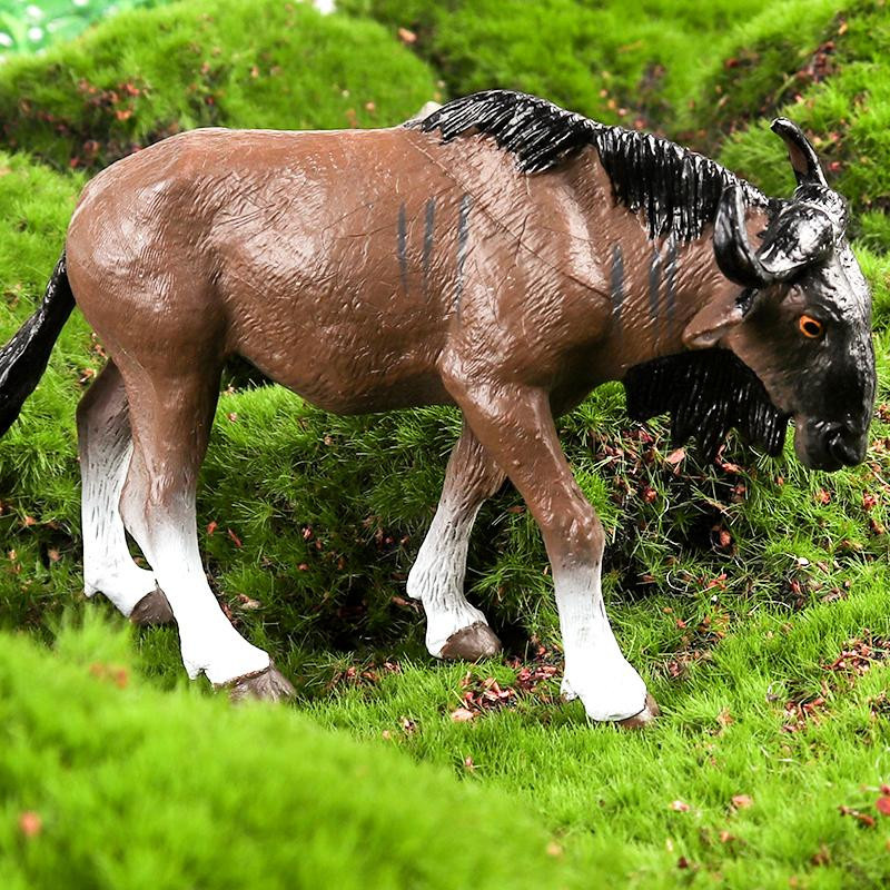 Oenux Afrikanische Wildtiere Okapi Gnu Actionfigur PVC ab 3-6 Jahren - Bild 2