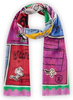 Codello Schal Organic Cotton, Peanuts Comic, 100x180cm - Bild 1