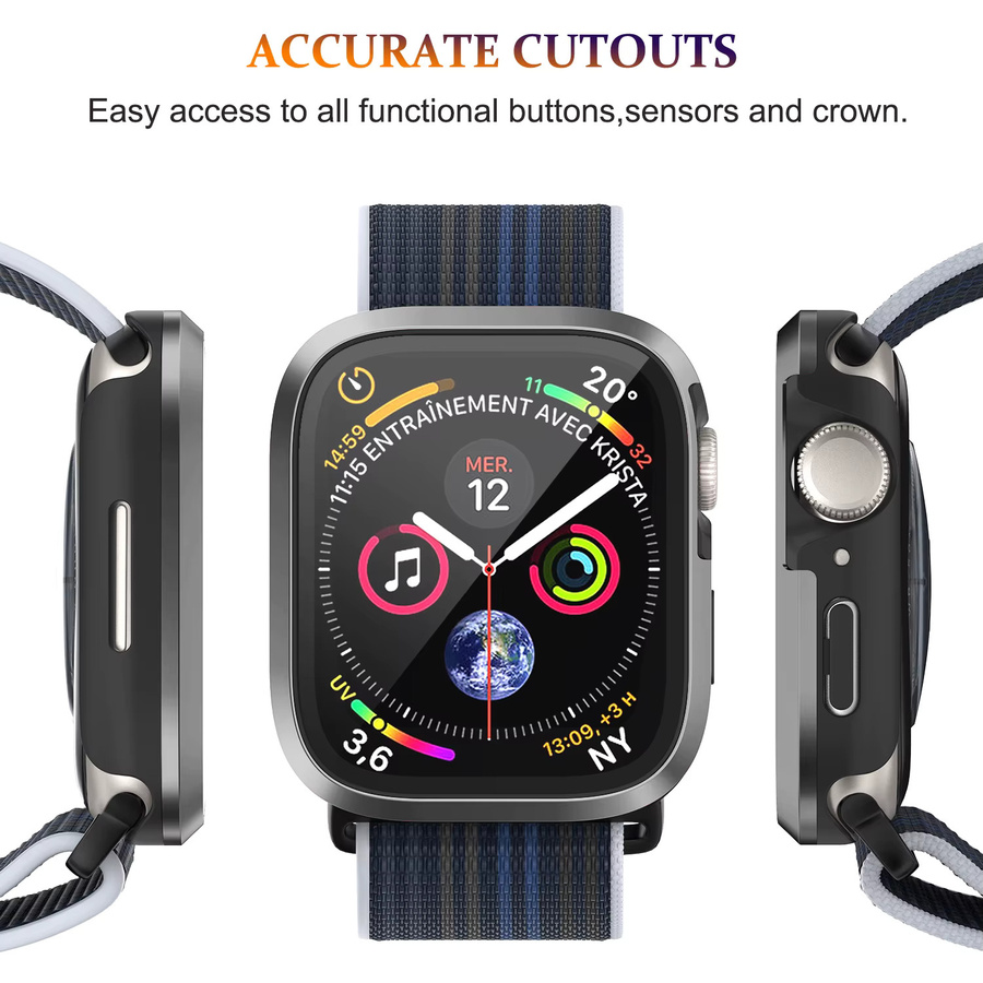 Apple Uhrenzubehör Gehäuse Metall, Schwarz - Bild 4