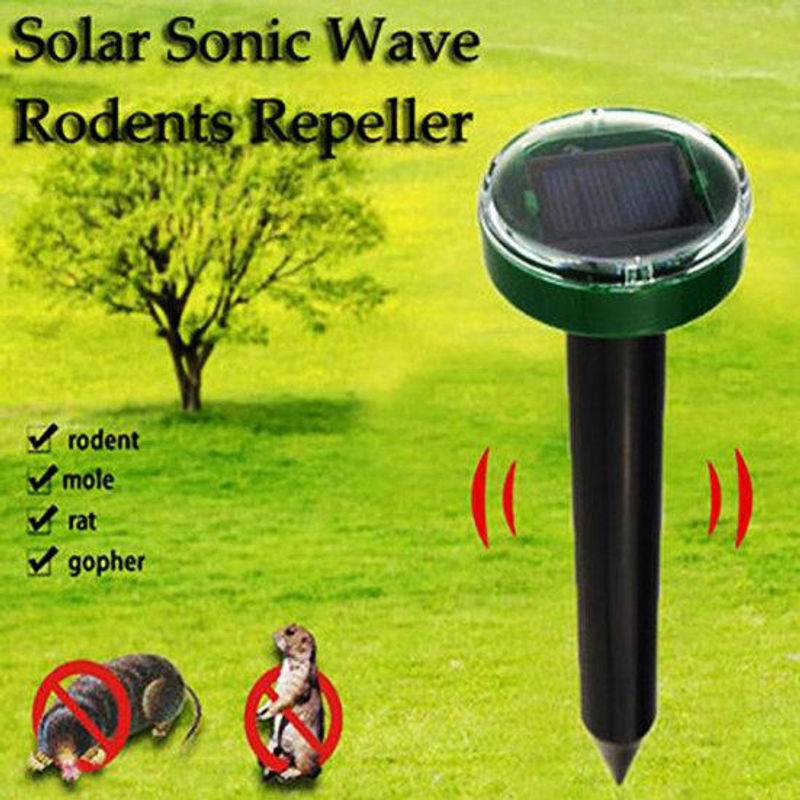 Solar-Ultraschall-Rattenvertreiber für den Außenbereich zur Schädlingsbekämpfung von Schlangen, Maulwürfen, Ratten und Mäusen - Bild 5