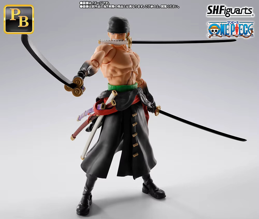 BANDAI One Piece S.H.Figuarts Roronoa Zoro König der Hölle, Actionfigur - Bild 2
