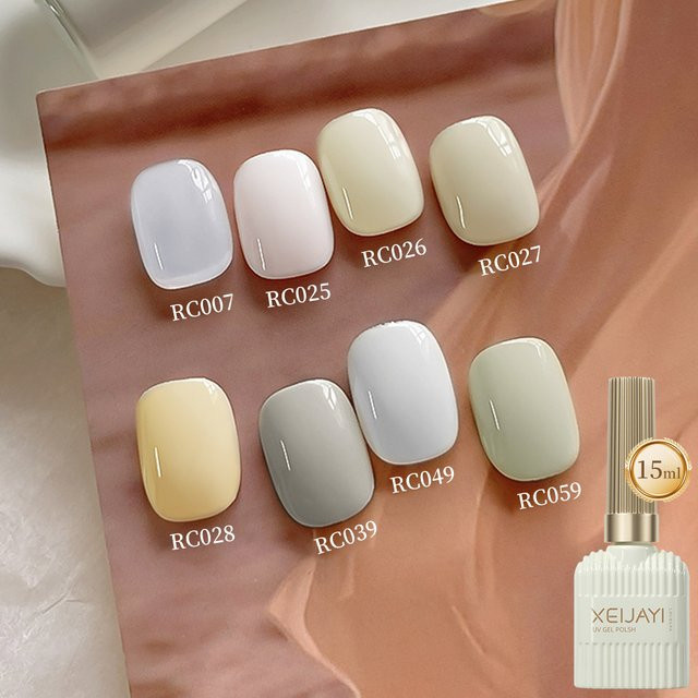 XEIJAYI Gel-Nagellack, Nude, Glänzend, 15 ml - Bild 1