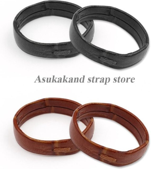 Armband Keeper Leder, Herren, Dunkelbraun, 16mm-24mm, Uhrenarmband-Zubehör - Bild 1