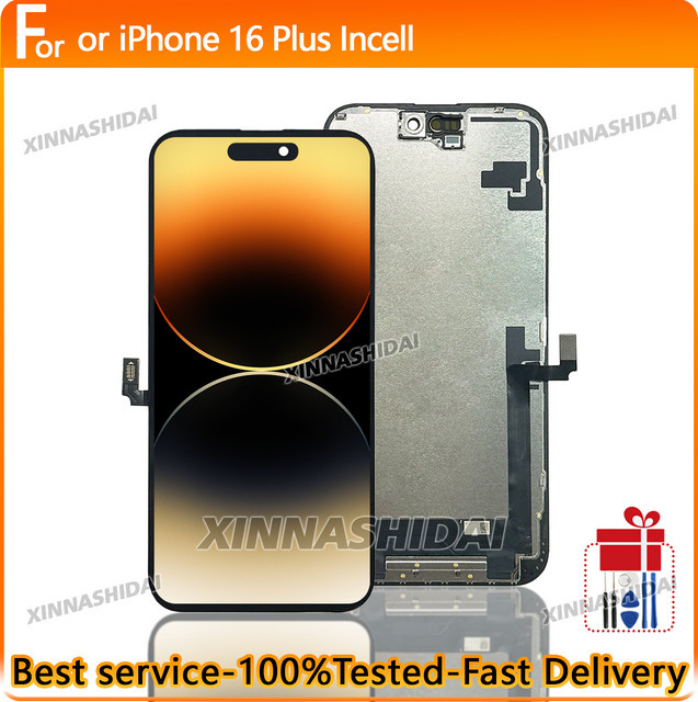 Incell LCD Touchscreen Ersatzdisplay für iPhone 16 Plus in Schwarz von lianganbing - Bild 1