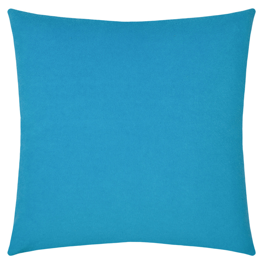 Zoeppritz Soft-Fleece Kissenhülle Blau, Quadratisch, 50 x 50 cm - Bild 1