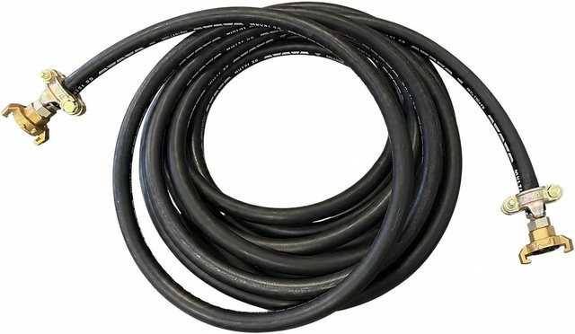 AEROCAP Druckluftschlauch Schwarz mit Klauenkupplung für Kompressor, Länge: 10 m - Bild 1