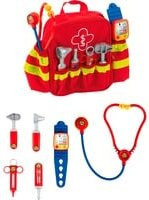 Theo Klein Rettungs-Rucksack für Rollenspiele in Rot und Bunt - Bild 1