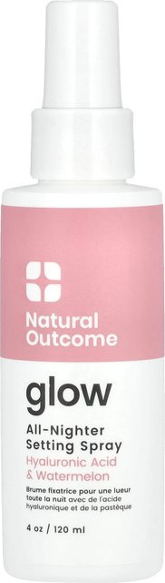 Natural Outcome All Nighter Setting Spray, 120 ml, pink, glänzend - Bild 1