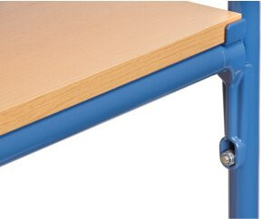 Fetra Versteifungsstreben für Etagenwagen, Farbe: Blau, Ladefläche B: 100 cm, T: 70 cm - Bild 1