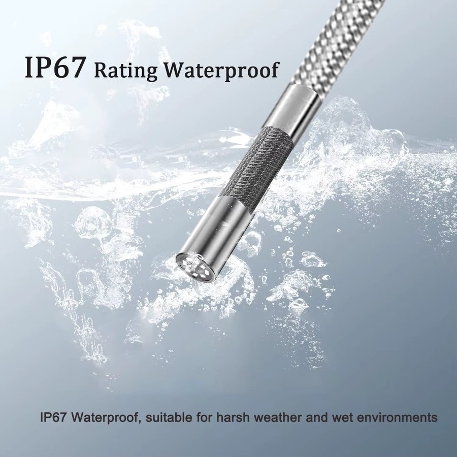 TESLONG Professionelles automatisches Rohrendoskop mit 5,5 mm flexibler Sonde, 4,5-Zoll-IPS-Display und 1080P HD-Inspektionskamera, 1 m Stahlrohr - Bild 2