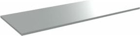Rocholz Tischplatte Edelstahlhaube SYSTEM FLEX aus Edelstahl in Silber, B/T/H: 200 x 80 x 3 cm - Bild 1