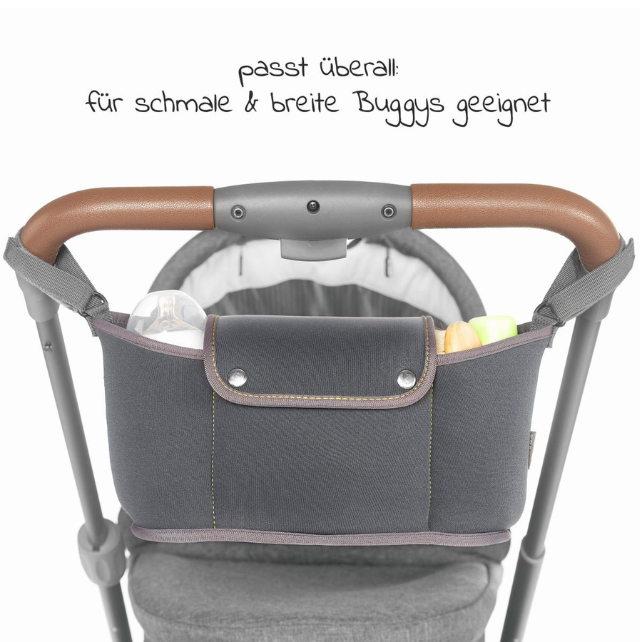 Zamboo 12-teiliges Kinderwagen-Ausstattungsset mit Rucksack in Gelb und Grau, BPA-frei und rutschfest - Bild 7