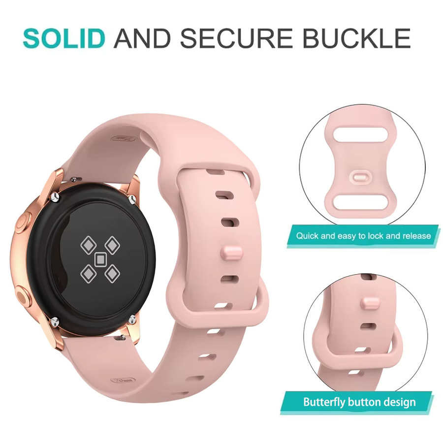 Uhrenarmband Silikon, 20 mm, 22 mm, Unisex - Bild 2