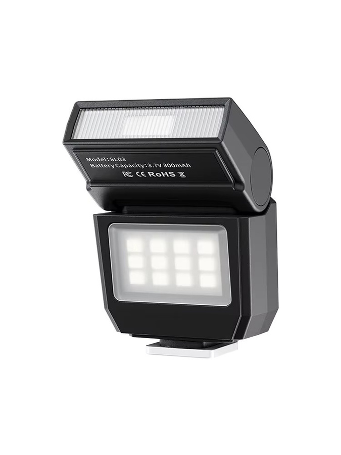 Ulanzi SL03 Spark Lite Kamerablitz in Schwarz mit 3 Beleuchtungsmodi für Lebensmittelfotografie und Stilleben sowie universellem Blitzschuh-Anschluss - Bild 7