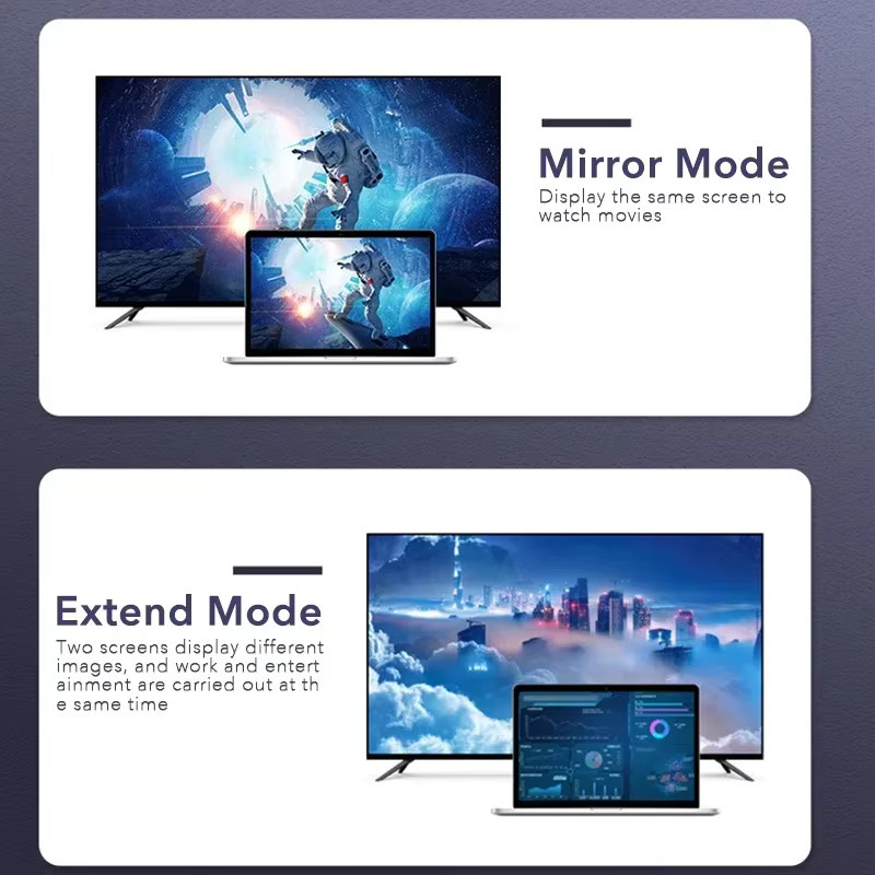 BSN USB C zu DisplayPort 1.4 und Mini DisplayPort Adapter, 8K@60Hz und 4K@60Hz, Thunderbolt 3 kompatibler Konverter für MacBook und HDTV - Bild 3