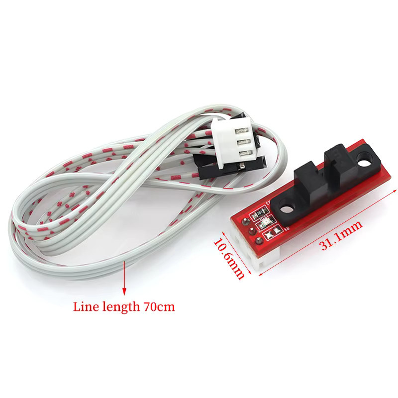 Stlxy Optische Endstopp Licht Control Endschalter für RAMPS 1,4 3D Drucker mit 3 Pin Kabel in Rot - Bild 2