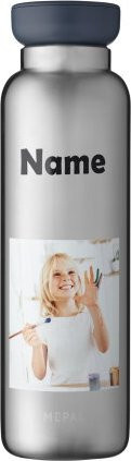 Mepal Thermoflasche in Silver mit 900 ml Volumen zur Personalisierung mit deinem Namen - Bild 1