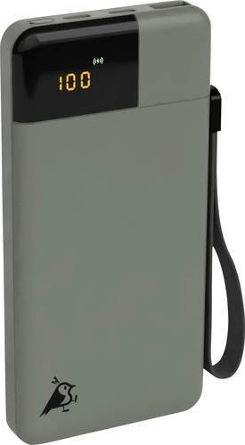 Aqiila Powerbird B10M Powerbank 10000 mAh LiPo mit USB-A und USB-C in Moosgrün - Bild 1