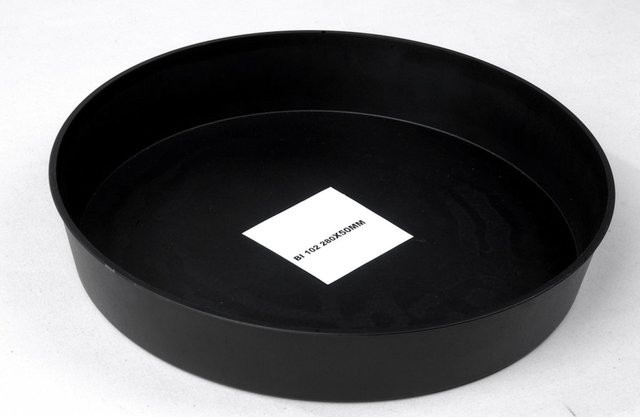Scaritech Runde Keksform mit Antihaftbeschichtung, Schwarz, Durchmesser: 28 cm, 5er Pack - Bild 1
