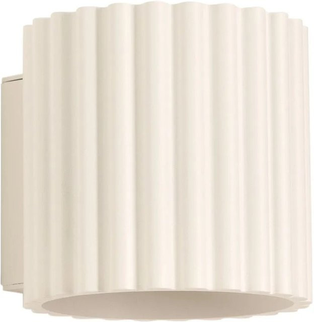 Licht-Erlebnisse Wandlampe Up Down in Beige aus Aluminium für G9 Leuchtmittel - Bild 1