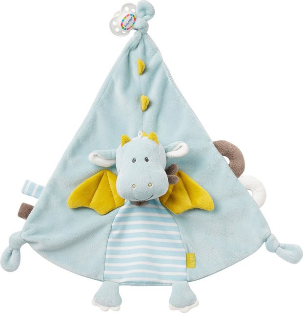 Fehn Schmusetuch Drache Deluxe Little Castle hellblau ab Geburt - Bild 1