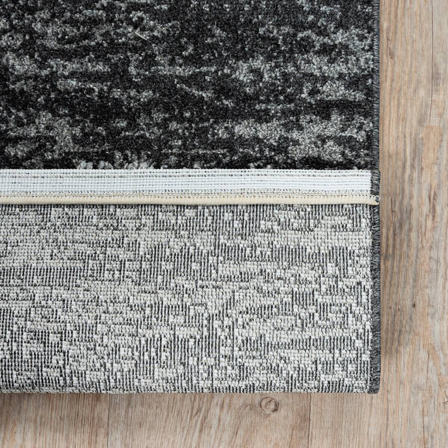 Sanat Kurzflorteppich OSLO in Schwarz mit modernem Design, Breite: 80 cm, Länge: 200 cm - Bild 3