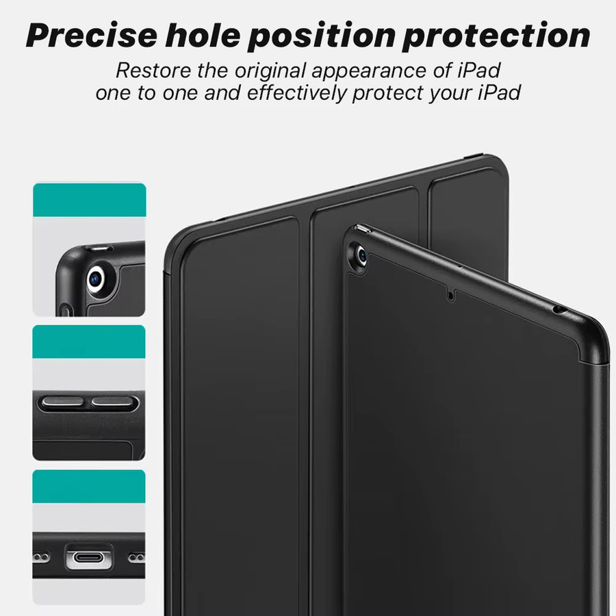 Apple iPad Hülle mit Stifthalter in Grün für iPad Air, Pro und Mini Modelle - Bild 3