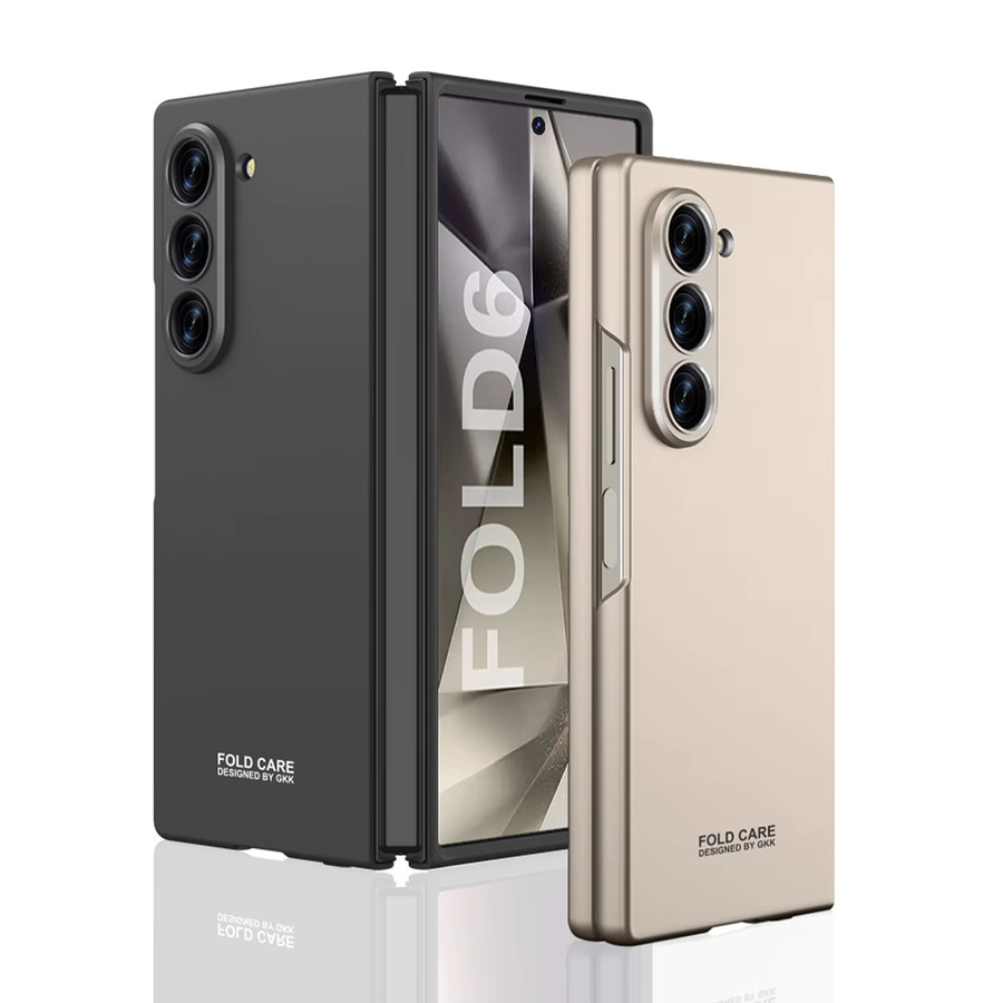 Samsung Galaxy Z Fold 6 Hülle, matt, hautfreundlich, ultradünn und stoßfest, grau - Bild 2