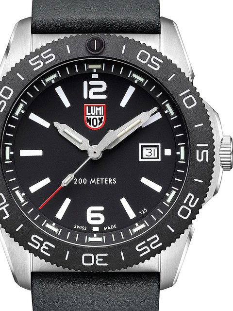 Luminox Armbanduhr, Quarz, Edelstahl, 44 mm, Schwarz, Herren - Bild 1