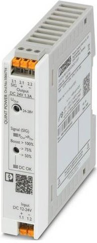 Phoenix Contact DC/DC-Wandler 1066716, 24 V/DC, 1.3A, Weiß - Bild 1