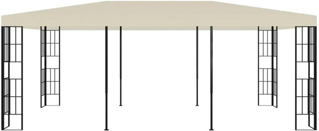 vidaXL Pavillon aus Stahl und Polyester in Creme/Beige mit B/T/H: 600 x 300 x 260 cm - Bild 1
